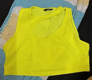 Neon Yellow Tank Top