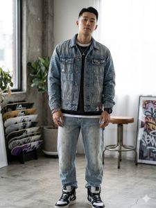 🔥 [Y2K Streetwear]Climax Vision Cross-Patch Baggy