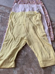 Set of 4 Girls' Leggings