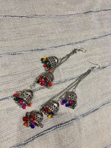 combo of 2 oxidised earrings