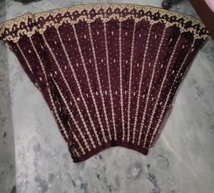 Exquisite Embroidered Lehenga Skirt with dupatta