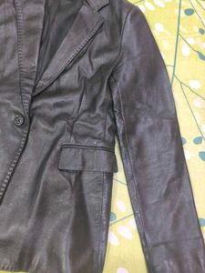 Classic Leather Blazer