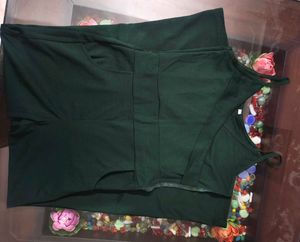 green long jumpsuit