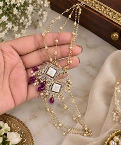 Exquisite Kundan & Pearl earrings