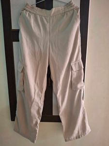 Beige Cargo Pants