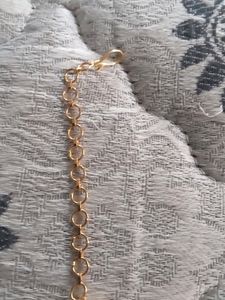 Guaranteed New Gold Covering  Necklace Only One Time Used