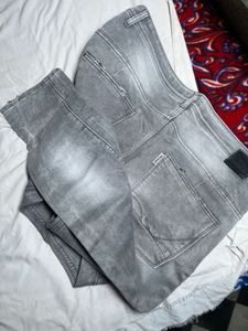 Jack &amp; Jones Grey Denim Jeans