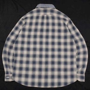 Plaid Shirt with Contrasting Details