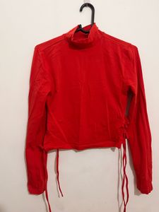 Orange Long Sleeve Top