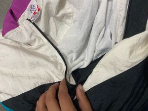 Retro 80s USA colorblock Windbreaker Jacket