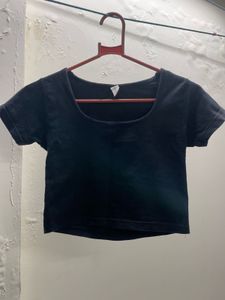 Black Crop Top