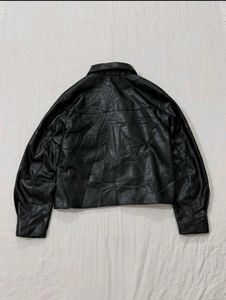 Black Faux Leather Jacket