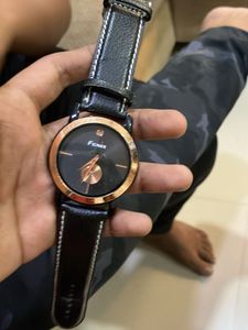 Fenix Men's Black Leather Watch