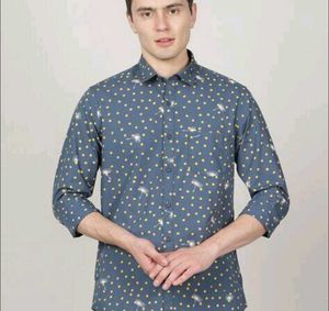 Crocodile Men's Stylish Printed Shirt