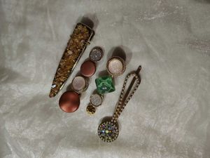 Aesthetic Korean Y2K Hair Clips Set ✨ |