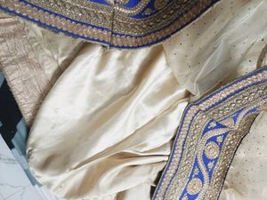 Elegant Cream Lehenga Choli Set
