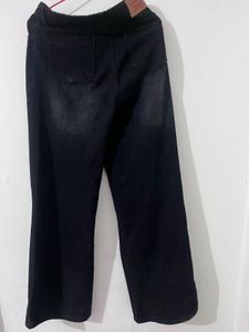 Stylish Black Wide Leg Jeans
