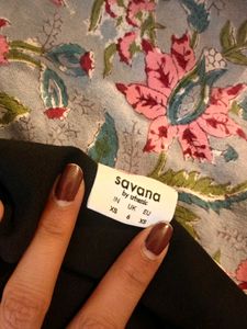 SAVANA Black Wide Leg Sweatpants