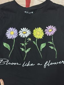 Cute "Bloom Like a Flower" Graphic Tee
