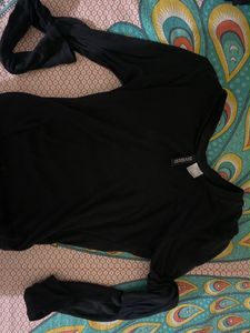 Classic Black Long Sleeve Top