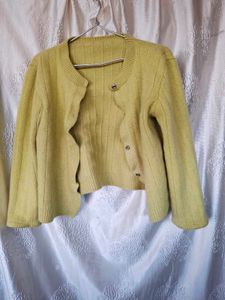 Vintage Knit Cardigan - Unique Design