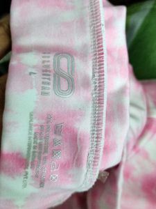 Pink And White Shade Active Wear Top (Women's)