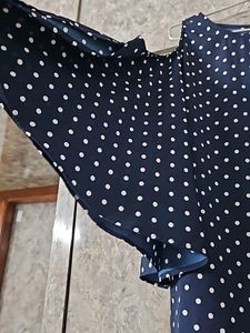 Blue Cape Top