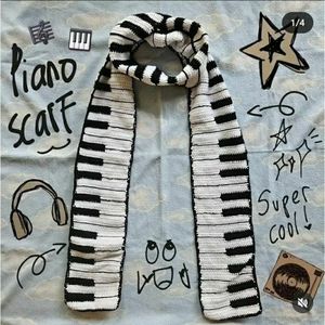Piano Key Scarf