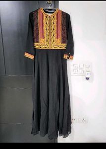 Elegant Black Ethnic Gown