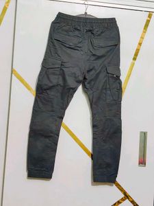 Black Cargo Trousers