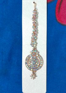 Stunning Maangtika with Crystals
