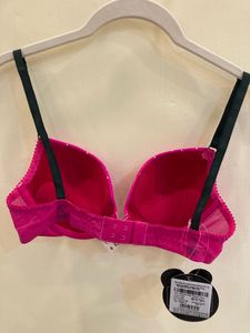 Clovia Padded Underwired Polka PrintLevel -2Push-