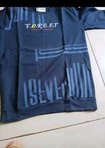 Men's Navy Blue Graphic T-Shirt