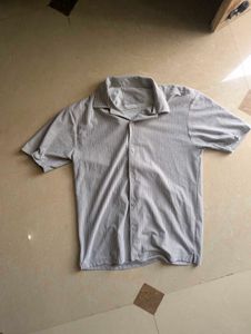 Men's Blue Plaid Shirt