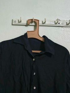 Classic Black Button-Up Shirt