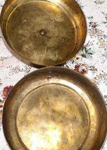 Vintage Brass Decorative/chapati Box
