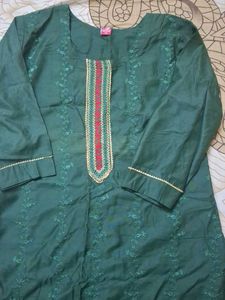 Green Colour Kurta