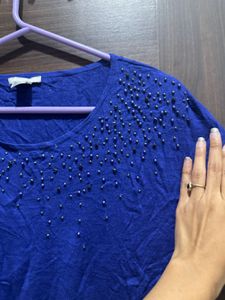 H&amp;M Brand New Navy Blue Top