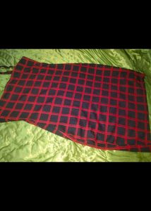 Red Plaid Mini Dress