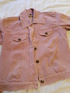 Pink Denim Jacket
