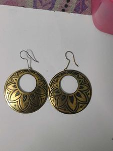 Boho Floral &amp; Dolphin Dangle Earrings