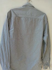 Men's Gray Long-Sleeve Shirt.make Easy.