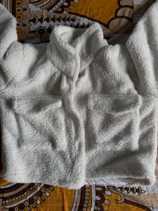 Cozy Cream Sherpa Fleece Jacket