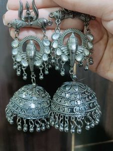 Oxidised Jhumke