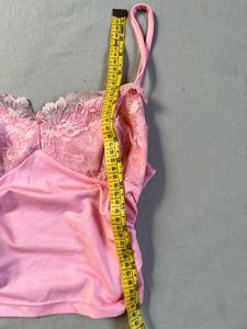 Savana Pink Lace Trim Camisole XS