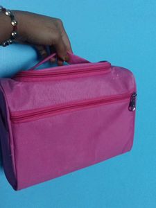 Pink Zippered Pouch