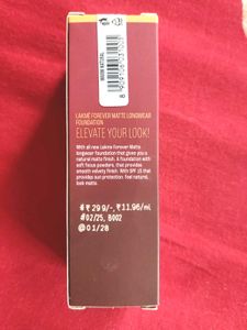 Lakme Forever Matte Foundation