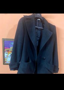 Classic Black Wool Coat