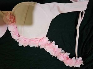 Pretty Pink Floral Bra