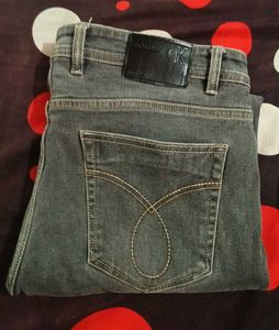 Grey Wash Denim Jeans